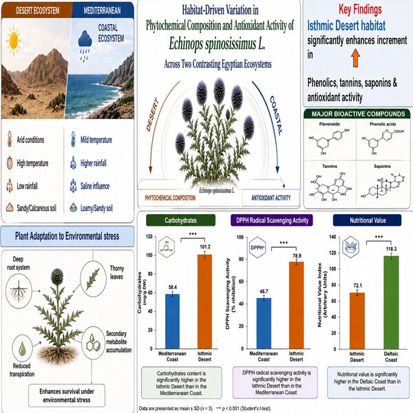 Habitat-driven variation in phytochemical composition and antioxidant ...